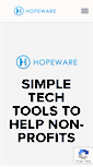 Mobile Screenshot of hopeware.com